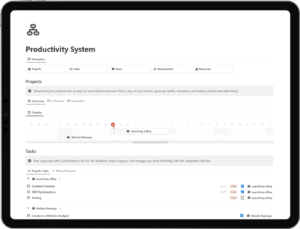 Notion Productivity System